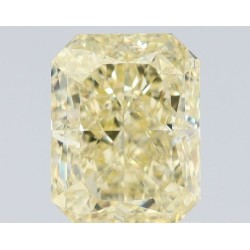 Diament o barwie fantazyjnej radiant, 1.26ct, VVS2, Fancy Light Yellow, GIA 2517249017