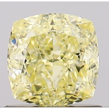 Diament o barwie fantazyjnej szlif poduszkowy modyfikowany, 1.02ct, VS1, Fancy Yellow, GIA 3525029949