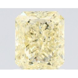 Diament o barwie fantazyjnej radiant, 1.24ct, VS2, Fancy Light Yellow, GIA 6521492498