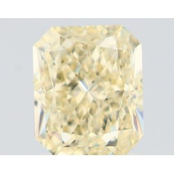 Diament o barwie fantazyjnej radiant, 1.51ct, VVS2, Fancy Light Yellow, GIA 6532531853