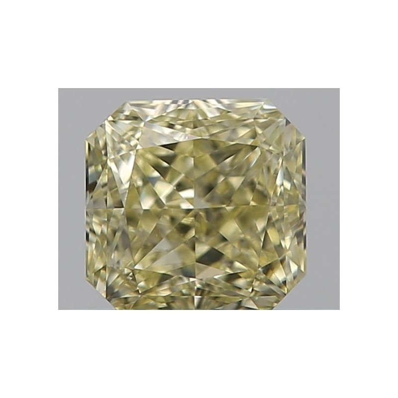Diament o barwie fantazyjnej szlif radiant kwadratowy, 0.43ct, VS1, Fancy Light Yellow, GIA 2507681546