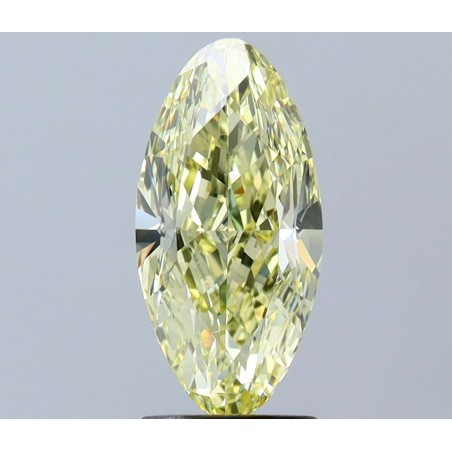 Diament o barwie fantazyjnej markiza, 2ct, VS2, Fancy Yellow, GIA 1538268098