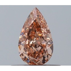Diament o barwie fantazyjnej szlif gruszkowy, 0.43ct, VS1, Fancy Brown, GIA 2233779660