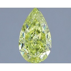 Diament o barwie fantazyjnej szlif gruszkowy, 1ct, SI2, Fancy Yellow, GIA 6237758539