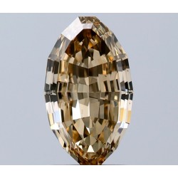 Diament o barwie fantazyjnej szlif owalny, 1.51ct, VS2, Fancy Light Yellowish Brown, GIA 2235750468