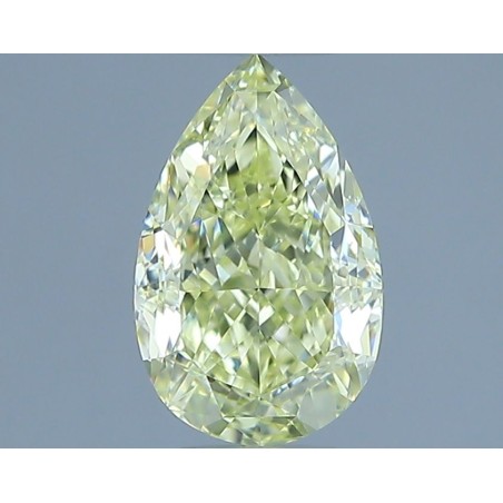 Diament o barwie fantazyjnej szlif gruszkowy, 1.01ct, SI1, Fancy Light Yellow, GIA 2231727236