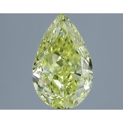 Diament o barwie fantazyjnej szlif gruszkowy, 2ct, SI2, Fancy Intense Yellow, GIA 2231780231