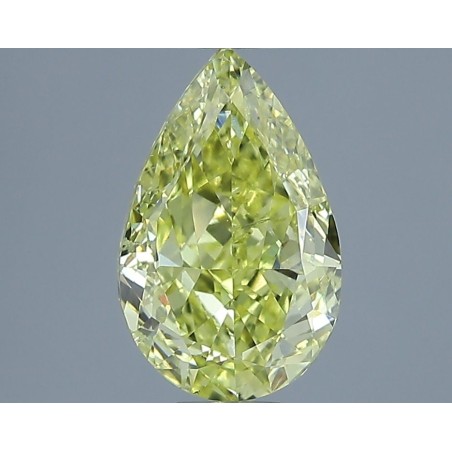 Diament o barwie fantazyjnej szlif gruszkowy, 2ct, SI2, Fancy Intense Yellow, GIA 2231780231