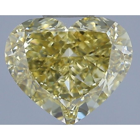 Diament o barwie fantazyjnej serce, 1.55ct, VS1, Fancy Yellow, GIA 7521789491