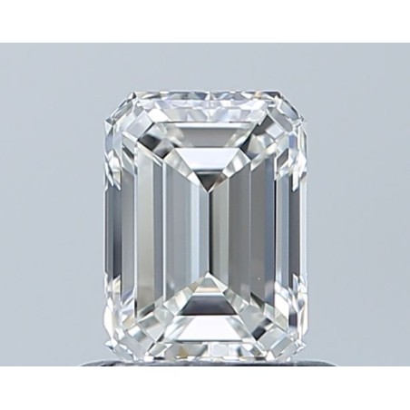 Diament szlif szmaragdowy, 0.7ct, VVS2, G, GIA 2233804001
