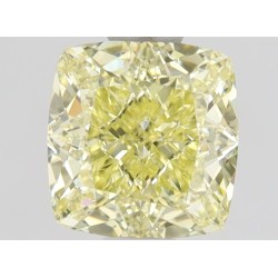 Diament o barwie fantazyjnej szlif poduszkowy brylantowy, 0.82ct, VVS1, Fancy  Yellow, GIA 2476150412