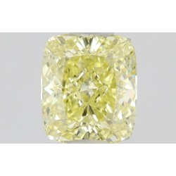 Diament o barwie fantazyjnej szlif poduszkowy brylantowy, 0.52ct, VVS2, Fancy Intense  Yellow, GIA 6451829159