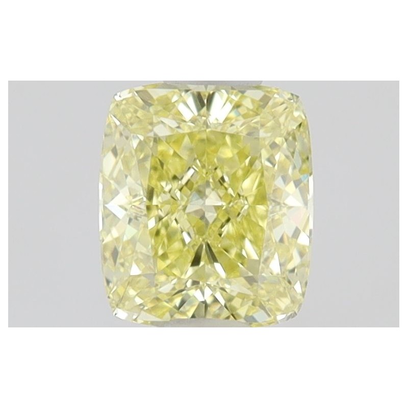 Diament o barwie fantazyjnej szlif poduszkowy brylantowy, 0.52ct, VVS2, Fancy Intense  Yellow, GIA 6451829159