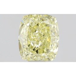 Diament o barwie fantazyjnej szlif poduszkowy brylantowy, 0.46ct, VS1, Fancy  Yellow, GIA 2454808722