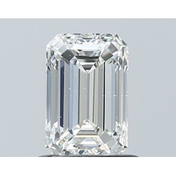 Diament szlif szmaragdowy, 0.9ct, SI1, H, GIA 2547182119