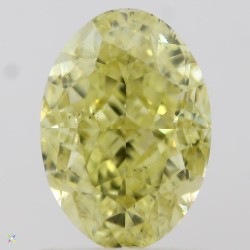 Diament o barwie fantazyjnej szlif owalny, 1.31ct, SI1, Fancy Intense  Yellow, GIA 2185412213