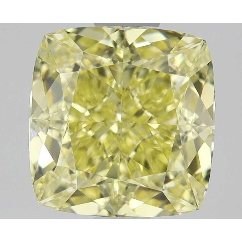 Diament o barwie fantazyjnej szlif poduszkowy brylantowy, 1.35ct, VVS1, Fancy Intense Yellow, GIA 6521819290