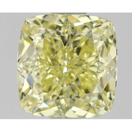 Diament o barwie fantazyjnej szlif poduszkowy brylantowy, 1.31ct, VVS2, Fancy Intense Yellow, GIA 6522819305
