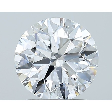 Diament szlif okrągły, 1.7ct, SI2, D, GIA 5232803906