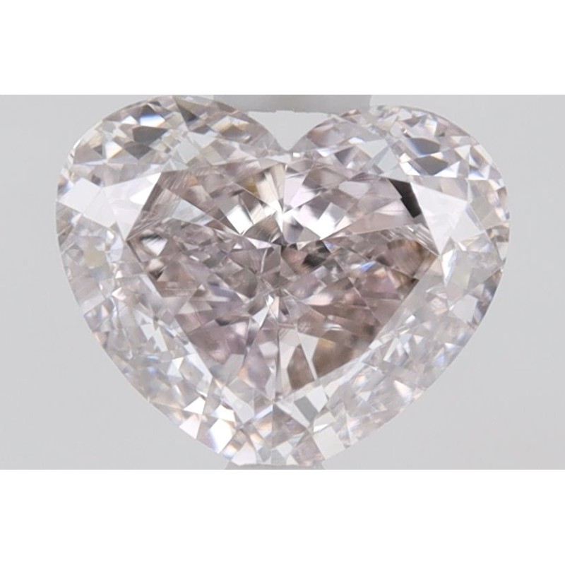Diament o barwie fantazyjnej serce, 0.67ct, SI1, Fancy Brown Pink, GIA 5222833660
