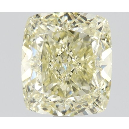 Diament o barwie fantazyjnej szlif poduszkowy brylantowy, 1.02ct, VS1, Fancy Light  Yellow, GIA 2467372155