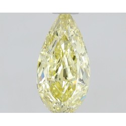 Diament o barwie fantazyjnej szlif gruszkowy, 0.45ct, VVS2, Fancy  Yellow, GIA 7456808678