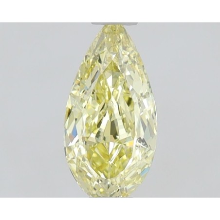 Diament o barwie fantazyjnej szlif gruszkowy, 0.45ct, VVS2, Fancy  Yellow, GIA 7456808678