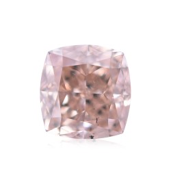 Diament o barwie fantazyjnej szlif poduszkowy brylantowy, 0.35ct, VS2, Fancy Orangey Pink, GIA 1178561813