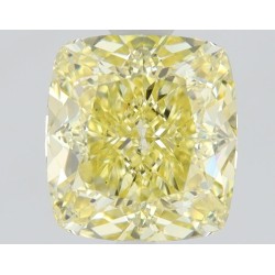 Diament o barwie fantazyjnej szlif poduszkowy brylantowy, 1.33ct, VS2, Fancy Intense  Yellow, GIA 5221907548