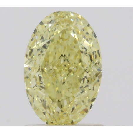 Diament o barwie fantazyjnej szlif owalny, 1.27ct, VVS1, Fancy Intense  Yellow, GIA 2225890794