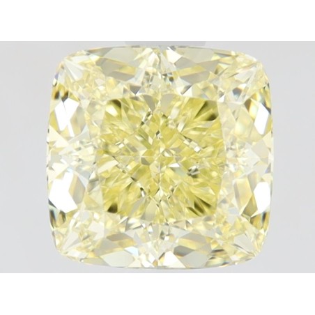 Diament o barwie fantazyjnej szlif poduszkowy brylantowy, 1ct, VS1, Fancy  Yellow, GIA 5476117043