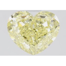 Diament o barwie fantazyjnej serce, 1.01ct, VS1, Fancy  Yellow, GIA 2477090941