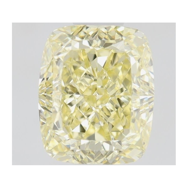 Diament o barwie fantazyjnej szlif poduszkowy brylantowy, 0.68ct, VVS2, Fancy  Yellow, GIA 7478139514
