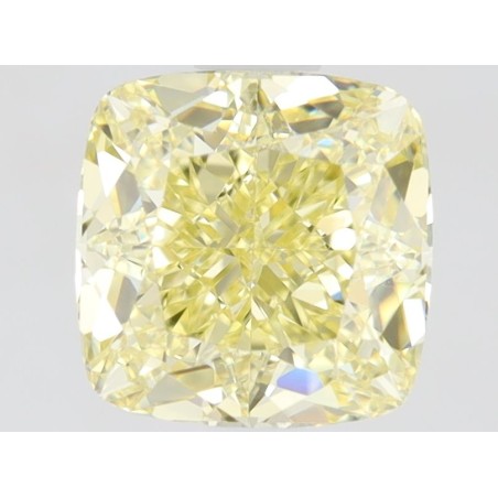 Diament o barwie fantazyjnej szlif poduszkowy brylantowy, 1ct, VS1, Fancy Intense  Yellow, GIA 2476102702