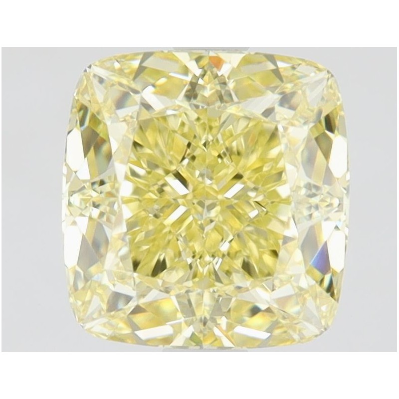 Diament o barwie fantazyjnej szlif poduszkowy brylantowy, 1.51ct, VVS1, Fancy  Yellow, GIA 2477117028