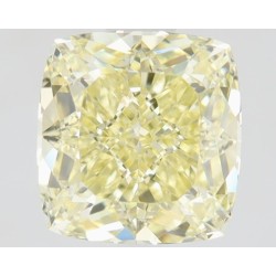 Diament o barwie fantazyjnej szlif poduszkowy brylantowy, 1.1ct, VVS2, Fancy  Yellow, GIA 7471116963