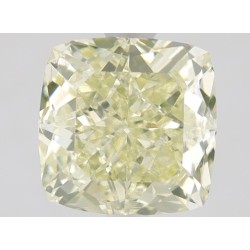 Diament o barwie fantazyjnej szlif poduszkowy brylantowy, 2ct, VVS2, Fancy Light  Yellow, GIA 1467674614