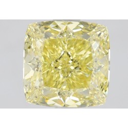 Diament o barwie fantazyjnej szlif poduszkowy brylantowy, 1.1ct, VVS2, Fancy Intense  Yellow, GIA 6224962670