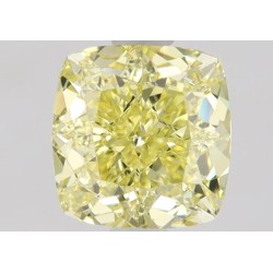 Diament o barwie fantazyjnej szlif poduszkowy brylantowy, 1.01ct, VVS1, Fancy  Yellow, GIA 6462506518