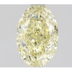 Diament o barwie fantazyjnej szlif owalny, 1.1ct, SI2, Fancy  Yellow, GIA 1226962741