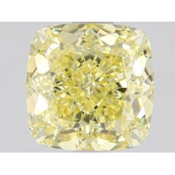 Diament o barwie fantazyjnej szlif poduszkowy brylantowy, 1.12ct, VS1, Fancy Intense  Yellow, GIA 5222962501