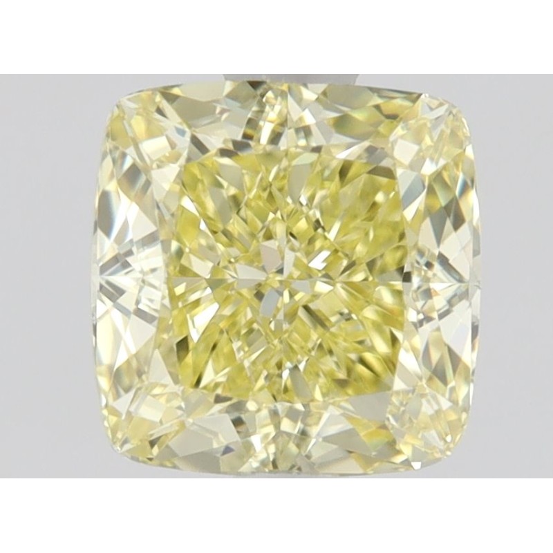 Diament o barwie fantazyjnej szlif poduszkowy brylantowy, 1ct, VS1, Fancy Intense  Yellow, GIA 2225962497