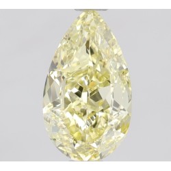Diament o barwie fantazyjnej szlif gruszkowy, 1ct, VS1, Fancy  Yellow, GIA 2467506415