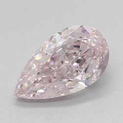 Diament o barwie fantazyjnej szlif gruszkowy, 0.4ct, VVS2, Fancy Light Purplish Pink, GIA 1236351675