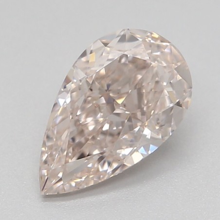 Diament o barwie fantazyjnej szlif gruszkowy, 0.74ct, VS1, Light Pinkish Brown, GIA 5234178745