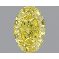 Diament o barwie fantazyjnej szlif owalny, 1.01ct, VS1, Fancy Intense Yellow, GIA 1495954620