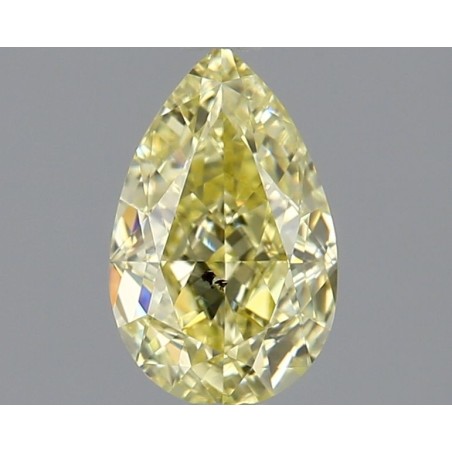 Diament o barwie fantazyjnej szlif gruszkowy, 1ct, SI2, Fancy Yellow, GIA 2497865432