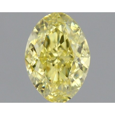 Diament o barwie fantazyjnej szlif owalny, 1ct, VS2, Fancy Intense Yellow, GIA 7506510366