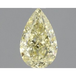 Diament o barwie fantazyjnej szlif gruszkowy, 1.01ct, SI1, Fancy Light Yellow, GIA 2496986491
