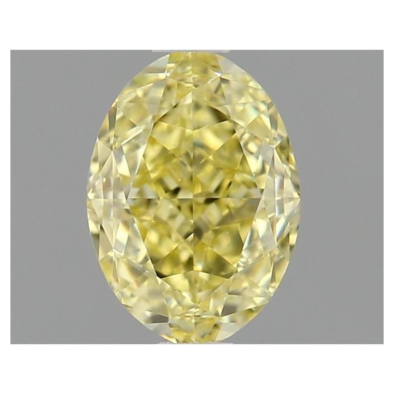 Diament o barwie fantazyjnej szlif owalny, 1.01ct, VS2, Fancy Yellow, GIA 6512571475